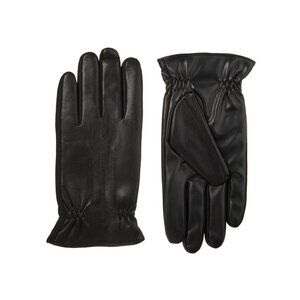 Isotoner Mens Black Slip On Insulated Winter Cold Weather Gloves Size M
